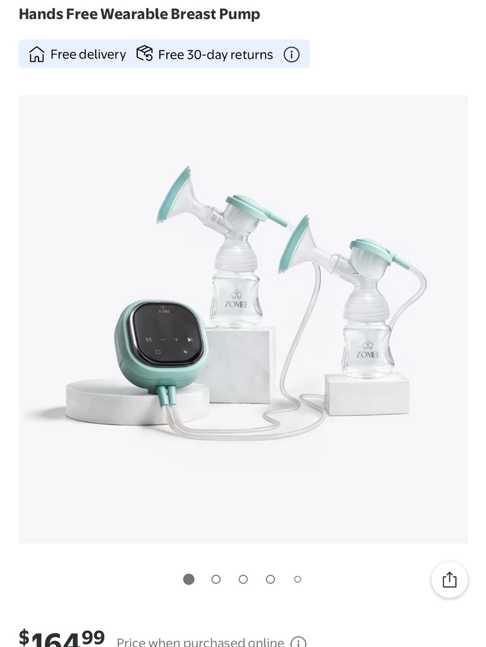 Zomee Z2 Pump - Mint Green